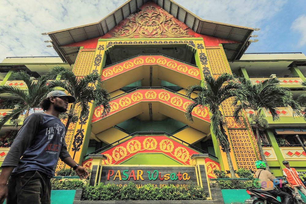 Pasar Wisata, Pasar Bawah Pekanbaru (Foto: Heru Maindikali/Genpi.co)