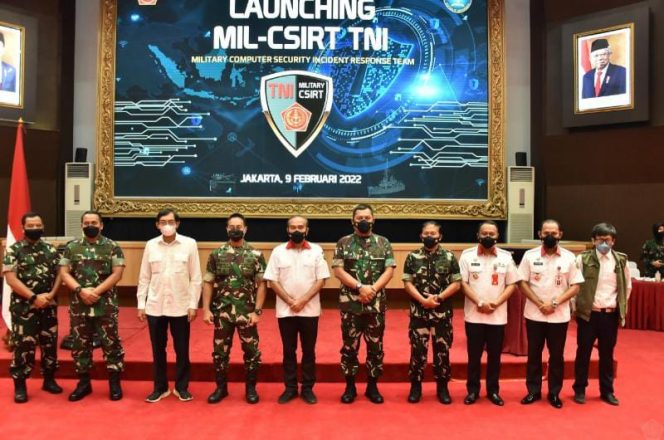 Panglima TNI Launching Military CSIRT (Puspen TNI)