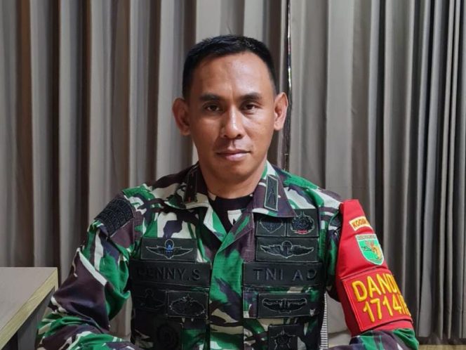 Dandim 1714/PJ Letnan Kolonel Inf Denny Salurerung (Foto/Pendim 1714/PJ