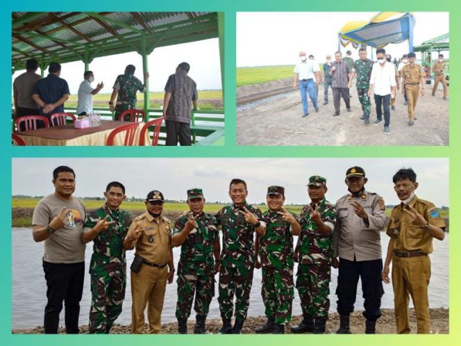 DOK. Pangdam II/Sriwijaya Tinjau Lokasi Pemanfaatan Lahan Karhutla Di KAB. OKI