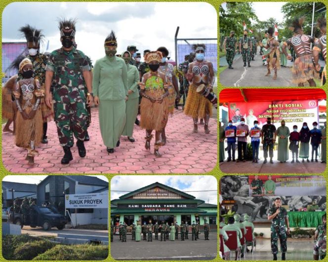 Rangkaian Kunker Pangdam XVII/Cenderawasih Mayjen TNI Teguh Muji Angkasa, S.E., M.M di wilayah Korem 174/ATW. (SRIWIJAYADAILY/PENDAM CENDERAWASIH)