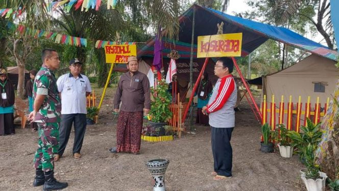 Pasiter Kodim Jambi : Kesiapan Perkemahan Santri Sudah 90 Persen. (**)