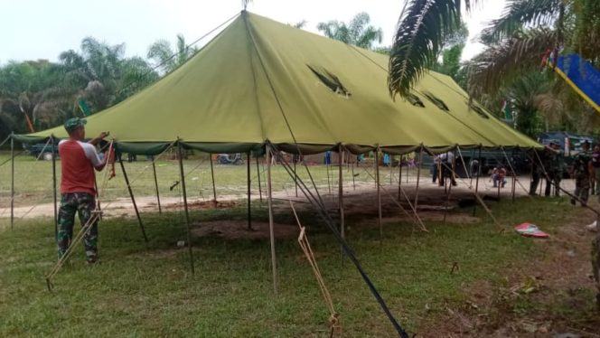 Kodim 0415/Jambi Siapkan Perkemahan Pramuka Santri Putri Di Muarojambi/**