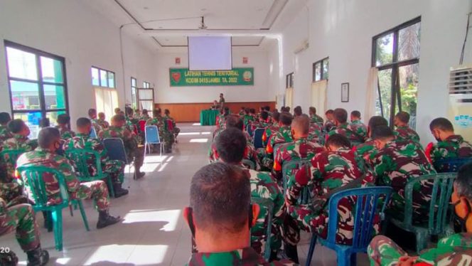 Babinsa Ikuti Latnister Di Makodim 0415/Jambi.**
