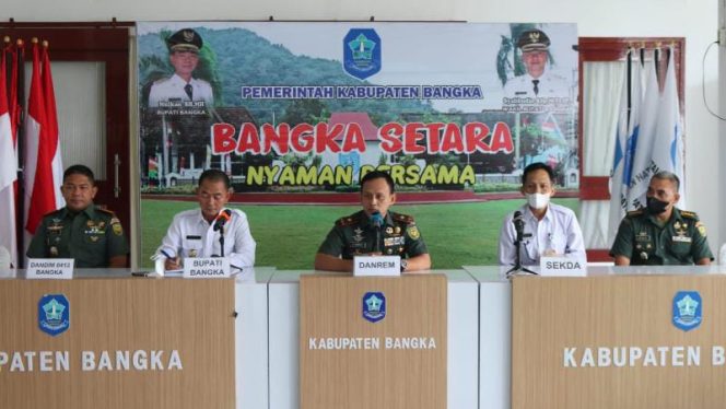 Jalin Silaturahmi, Danrem 045/Gaya Kunjungi Bupati Bangka (SRIWIJAYADAILY/PENREM GAYA)