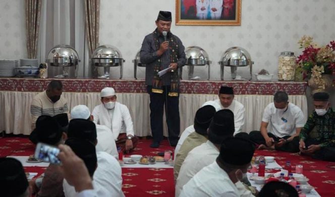 Danrem 042/Gapu Brigjen TNI Supriono, S.IP., M.M., berharap kerjasama dengan Pemkab Sarolangun yang sudah terjalin baik agar terus ditingkatkan (SRIWIJAYADAILY/PENREM GAPU)