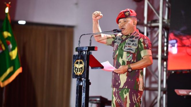 Kasad Jenderal TNI Dudung Abdurachman, S.E., M.M (SRIWIJAYADAILY/FOTO.DISPENAD), 