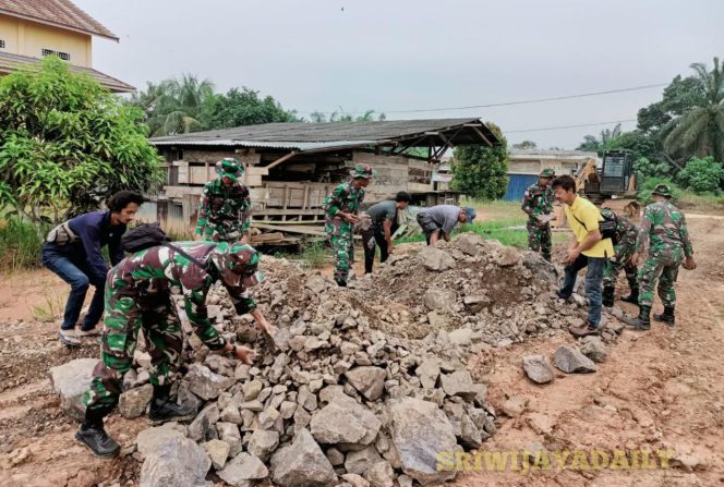 Dedikasi Terbaik TMMD Kodim 0419/Tanjab Dalam Membangun Negeri/ Foto : Dim Tjb/Sriwijayadaily