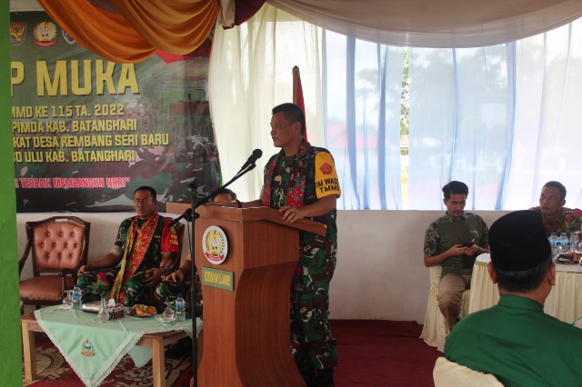 Tim Wasev Mabesad Tatap Muka Bersama Warga Kembang Seri Baru (Foto. Istimewa) 