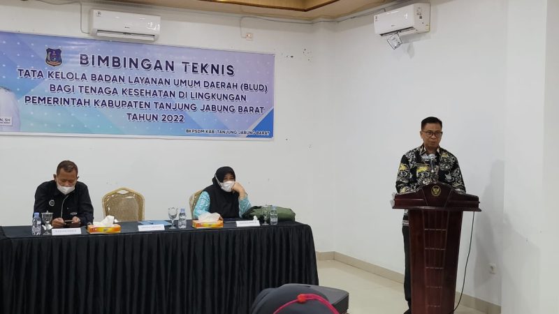 BKPSDM Tanjabbar Gelar Bimtek Tata Kelola BLUD Bagi Nakes/ FOTO : IST
