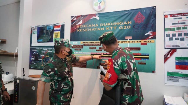 Sukseskan KTT G20 di Bali, Kasad Pastikan Kesiapan Yankes (Dispenad)