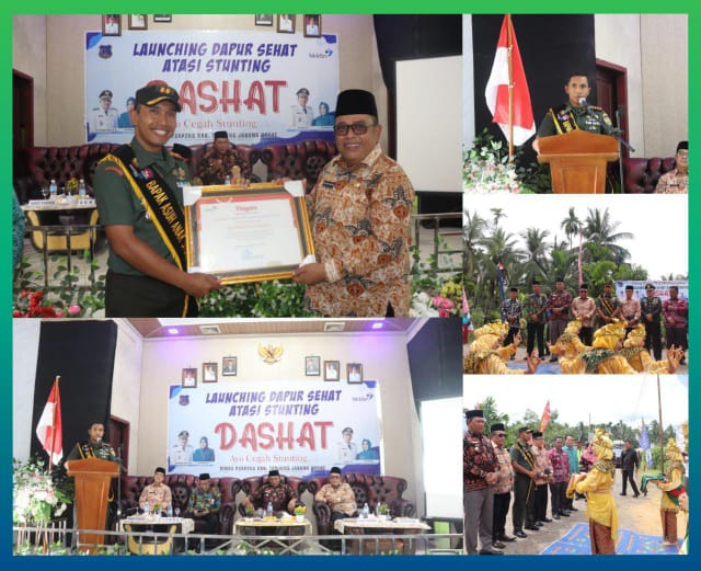 Dandim 0419/Tanjab Terima Penghargaan Sebagai Bapak Asuh Anak Stunting Dari BKKBN Jambi (FOTO : IST)