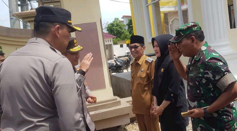 Dandim 0415/Jambi Bersama Forkopimda Sambut Kunjungan Kerja Kapolda di Mapolres Batanghari (FOTO : IST)