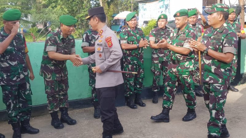 Ke Koramil Muaratembesi, Kapolda Jambi Perkuat Sinergitas (FOTO : IST)