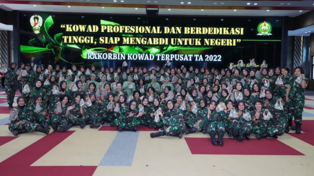 Peran Kowad Sebagai Prajurit dan Wanita Adalah Tugas Mulia (Dispenad)