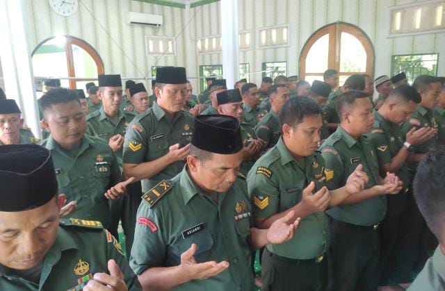 Kodim Jambi Gelar Sholat Ghaib dan Do'a Bersama Untuk Korban Gempa Cianjur (FOTO : IST)