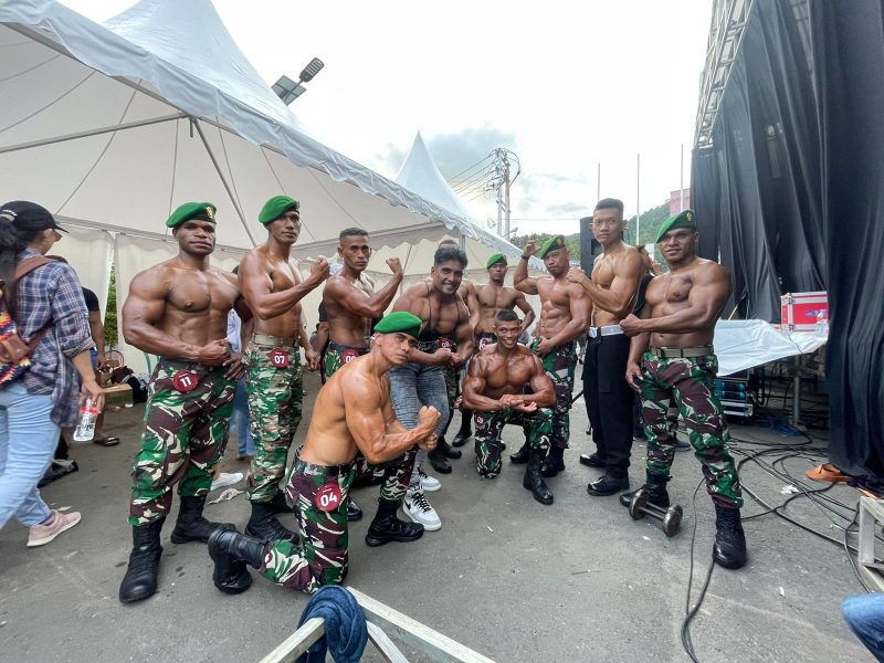 Atlet Fitness Center 88 Kodam XVII/Cenderawasih Raih Prestasi Juara Body Building Visera Gym Championship 2022/ FOTO : PENDAM XVII CENDERAWASIH