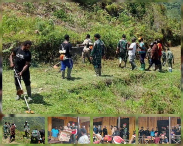 Satgas Yonif 143/TWEJ Wujudkan Asa Warga Kiwirok
