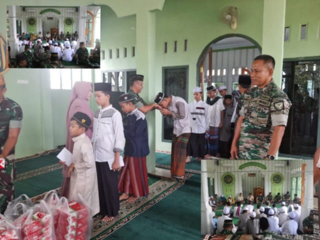 Jumat Berkah, Kodim Jambi Berikan Tali Asih dan Nasi Kotak Untuk Anak Panti Asuhan/ FOTO : Red/Beni