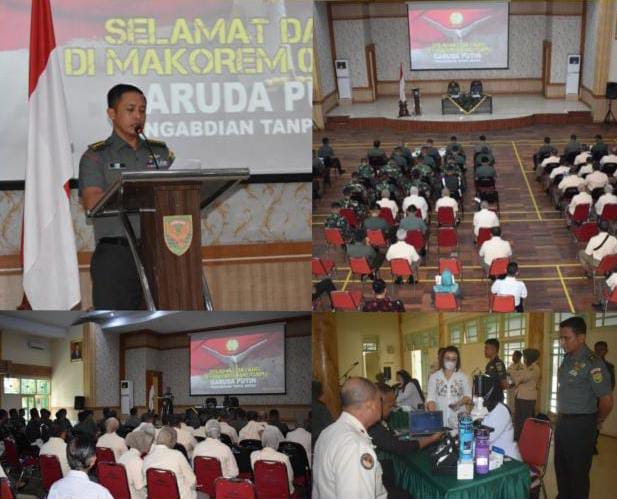 Prajurit dan PNS Korem 042/Gapu Ikuti Sosialiasi Perumahan dan Alat Keseahatan/ FOTO : RED/PENREM042GAPU