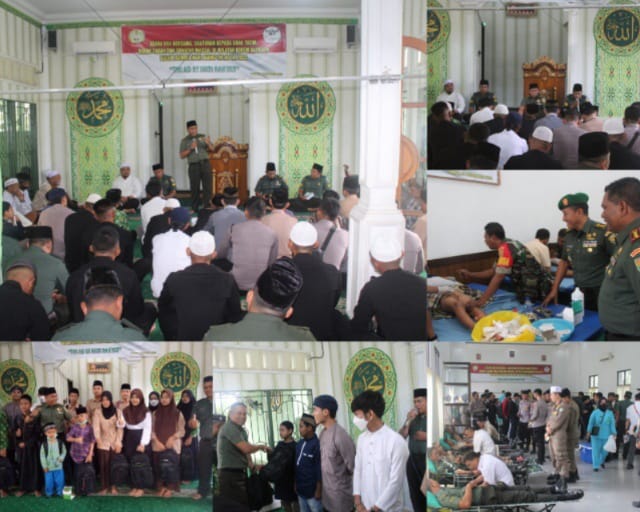 Peringati Hari Juang TNI AD, Kodim 0415 Jambi Gelar Bakti Sosial Hingga Doa Bersama