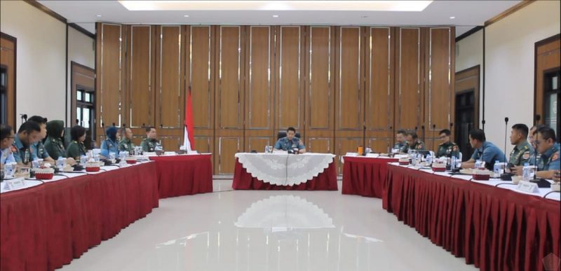Kapuskersin TNI Buka Rakernis Kersin TNI Semester II TA 2022/ FOTO : PUSPEN TNI