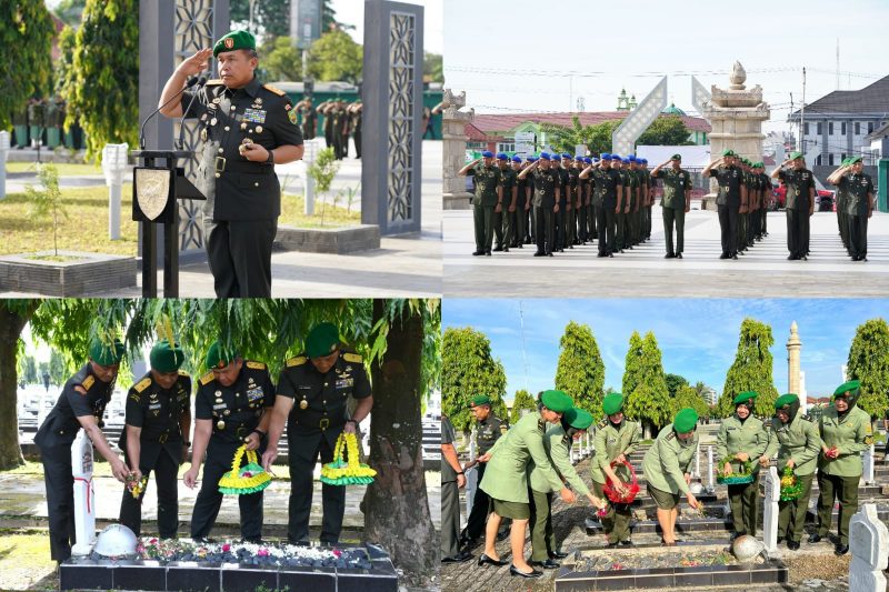 Kodam II/Swj Gelar Upacara Ziarah Rombongan