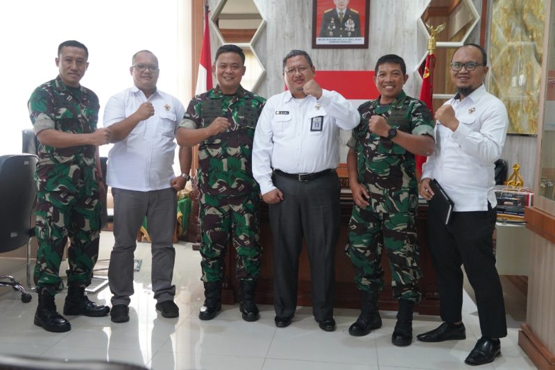 Danrem 042/Gapu Terima Audiensi Pejabat BPKP Provinsi Jambi/ FOTO : PENREM042