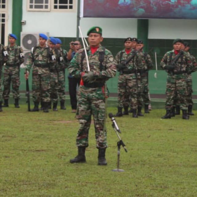 Mayor Inf Beni saat menjadi Danup Hari Juang TNI AD 2022