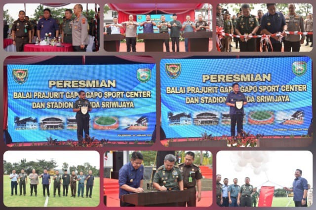 Pangdam II/Sriwijaya Resmikan 3 Bangunan Dan Fasilitas TNI AD Di Wilayah Palembang