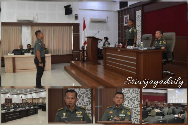 Itdam II/Sriwijaya Gelar Pengawasan Post Audit Di Lingkungan Kodam II/Swj (Pendam II/Sriwijaya)