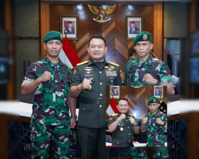 Ikuti Seleksi MMA di San Diego, Kasad Bangga dengan Prestasi Pratu Ronal Siahaan