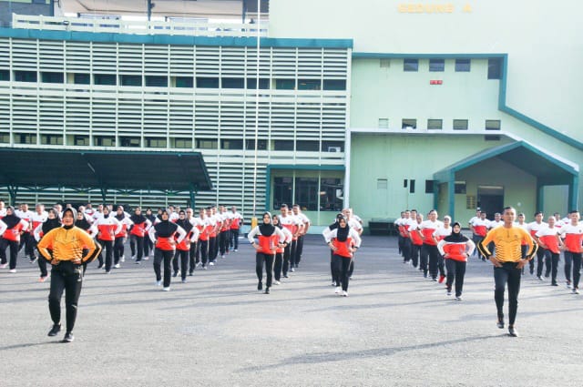 Jaga Kebugaran Tubuh, Prajurit Dan PNS Makodam II/Sriwijaya Laksanakan SKJ '88