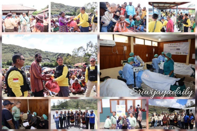 Persatuan Purnawirawan Angkatan Darat (PPAD) gelar Baksos dan Operasi Katarak di Bandar Udara Mulia, Jln. Pepera Distrik Mulia Kab. Puncak Jaya, dalam rangka kegiatan, Senin (30/1/2023)./ FOTO : Dok. Isitimewa