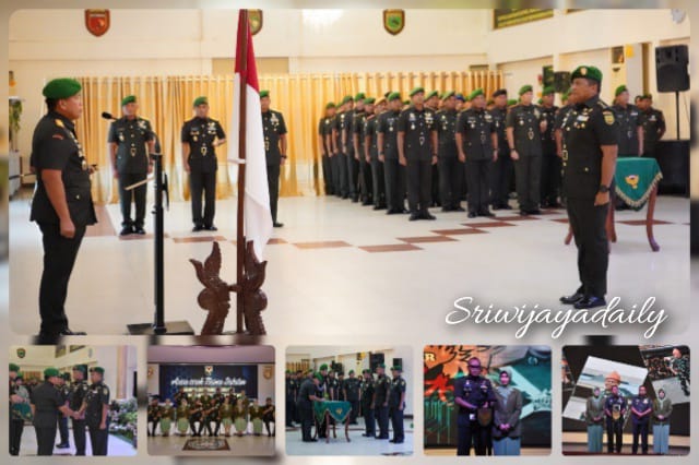 Jabatan Kabintaljarahdam II/Swj dan Kakesdam II/Swj Resmi Diserahterimakan