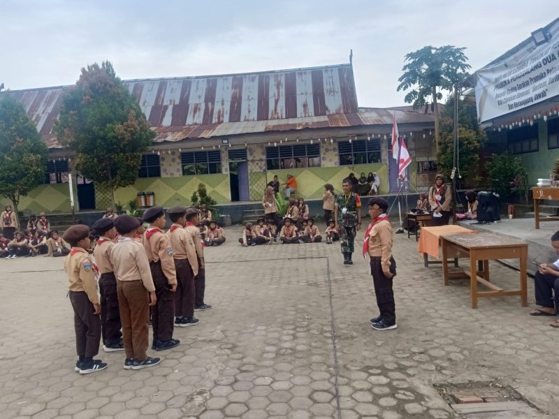 Babinsa Berikan Wawasan Kebangsaan Kepada Pelajar SD Negeri 10/IV di Kelurahan Tahtul Yaman/ FOTO : Istimewa