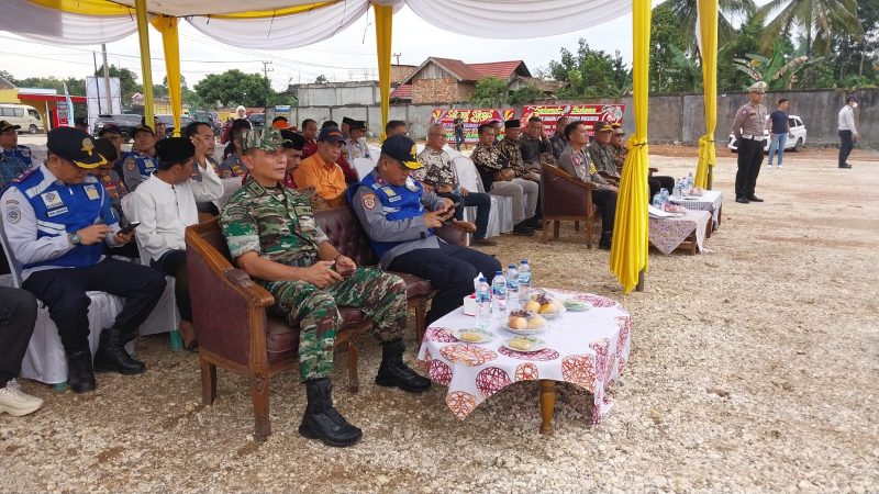 Pabung Mayor Herman Hadiri Apel Gelar Pasukan Satgaswasdal Gakkum Angkutan Batu Bara di Wilayah Kab Batanghari/ FOTO : Dok. siterdim0415jambi