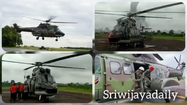 Helikopter NAS-332 Super Puma milik TNI AU / FOTO : Istimewa