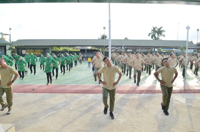 Personel Kodim 0419/Tanjab gelar SKJ 88/ FOTO : Dok. Pendimtanjab