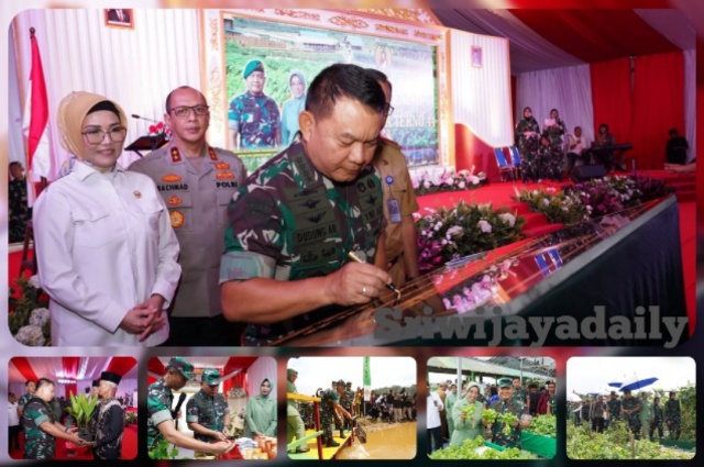 Kasad Resmikan Kawasan Agrowisata Tekno 44 (Dispenad) 