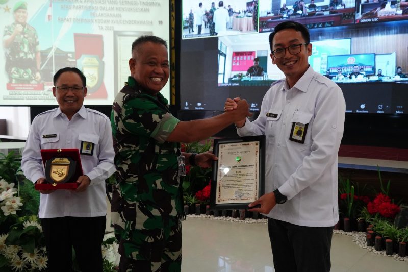 FOTO : Pangdam XVII/Cenderawasih Pimpin Rapim, Gandeng DJP Papua Dan KPK/Ist