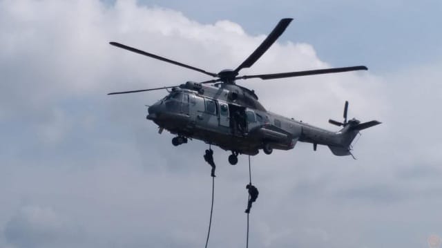 Satbravo 90 Kopasgat TNI AU Force Integration Training Malindo 11AB/2023. (Foto. Puspen TNI)