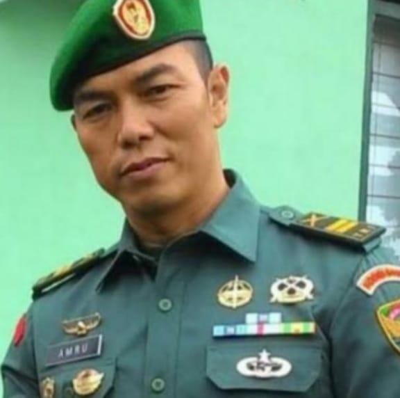 Foto Kapten Inf Amru semasa berpangkat Lettu (IST) 
