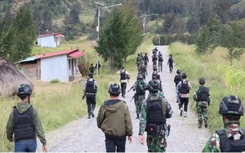 Ilustrasi prajurit TNI dari Satgas Tengkorak gugur di Papua. (Foto: Antara)