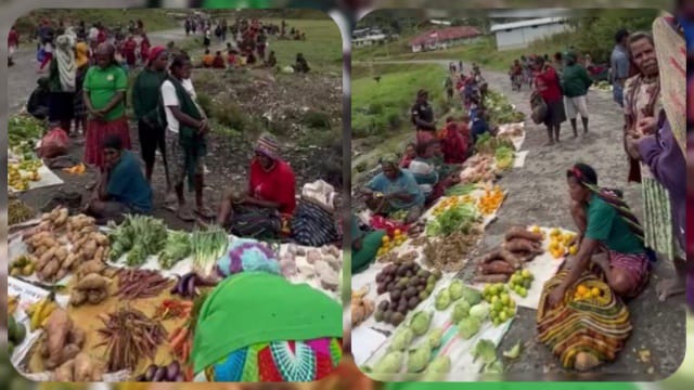 Dihadang KST, Warga Hitadipa Dan Agisiga Murka Tak Bisa Menjual Hasil Bumi ke Sugapa (Dok/Pendam XVII/Cenderawasih)