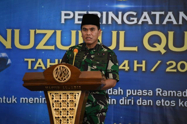 Kasal : Keistimewaan Bulan Ramadhan Adalah Diturunkan Al Quran (Dok/Dispenal)