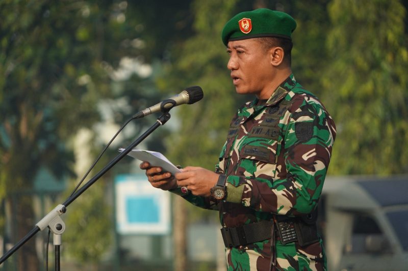 Kepala Staf Korem 042/Gapu Kolonel Inf Ali Aminudin S.E., M.M/Red