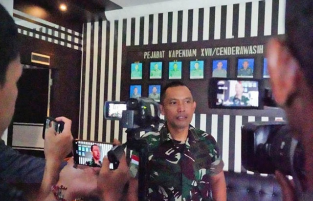 Kapendam XVII/Cenderawasih Letkol Inf Candra Kurniawan. (Foto: Dok. Kodam XVII/Cenderawasih)