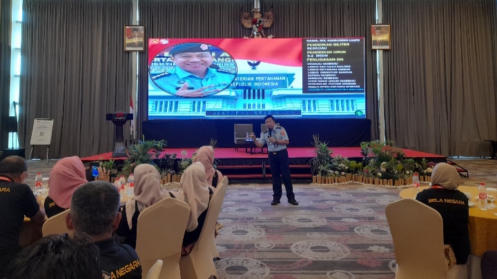 Kolonel Amir dari Kemhan Jadi Narasumber Pada Materi Bela Negara/BN
