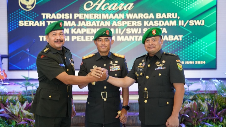 Kolonel Paiman Resmi Jabat Kapendam II/Sriwijaya/RED